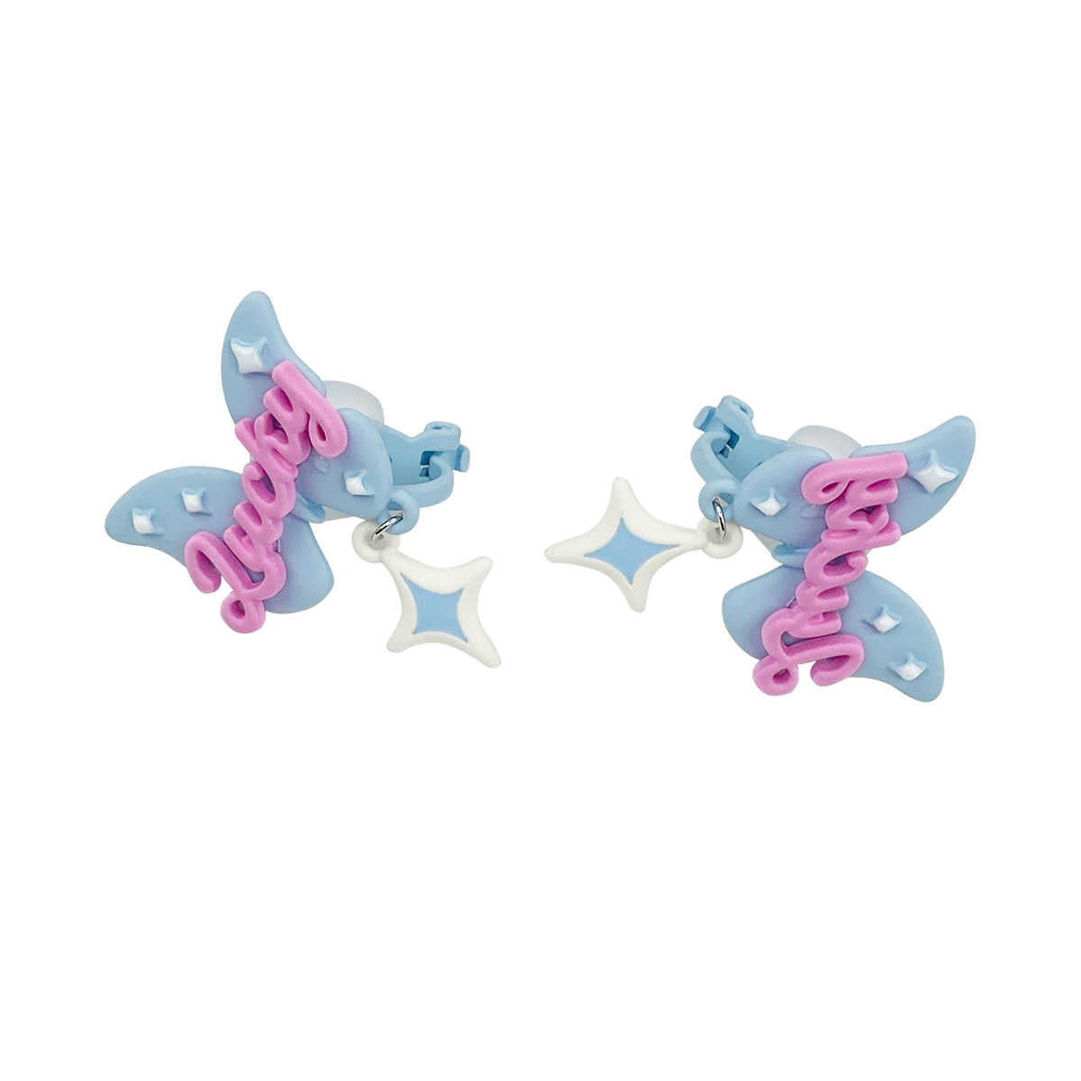 Y2K Butterfly Barbie Ear Clips