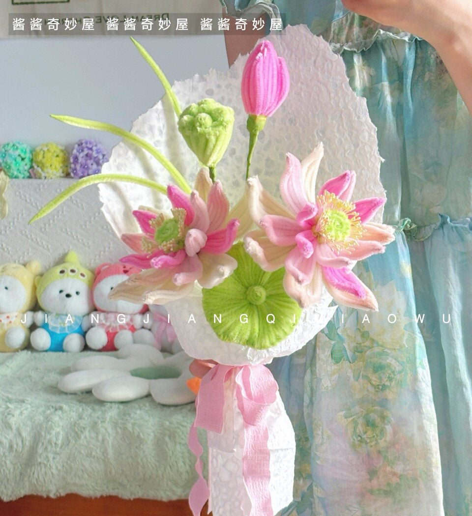 Lotus Bouquet DIY Chenille Stem Craft Kit