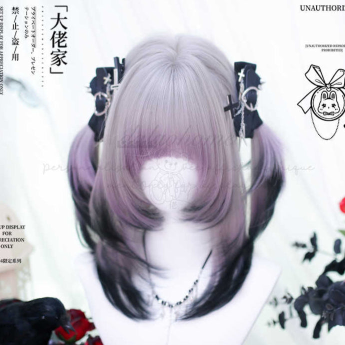 Lolita Purple Short Wig