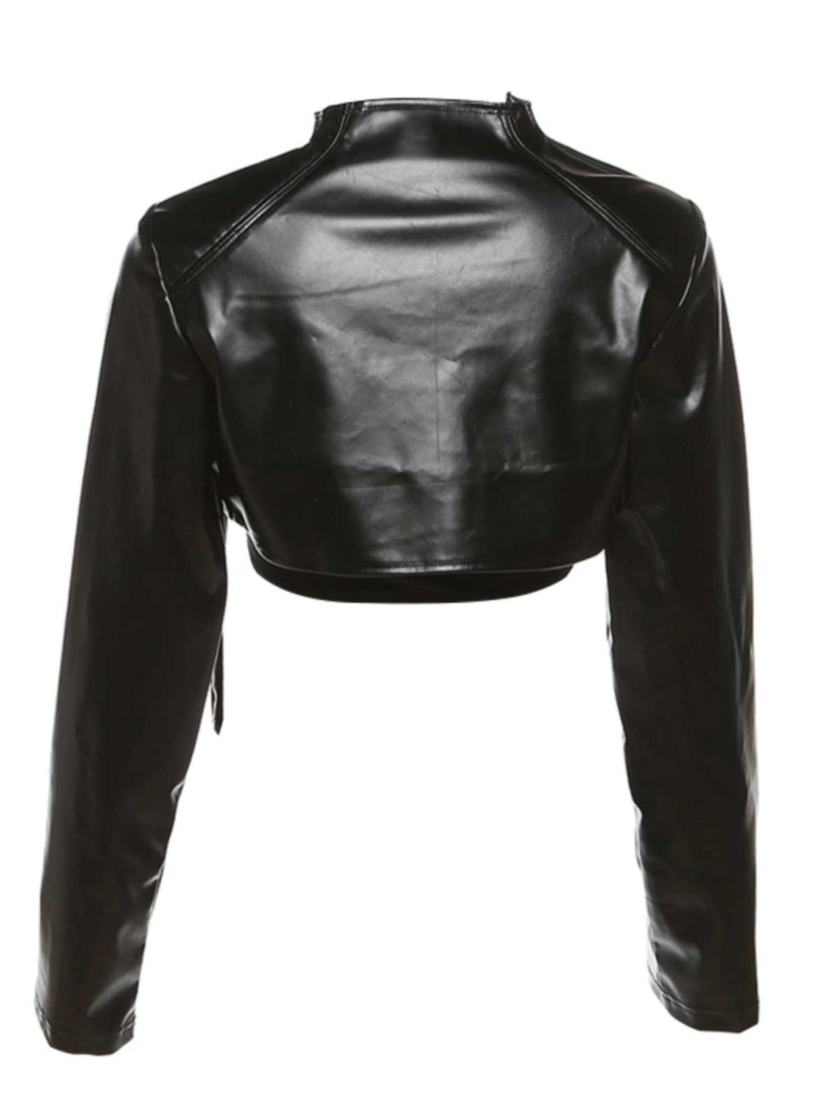 Acubi Leather Cropped Jacket