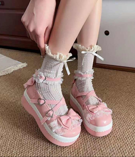 Lolita Thick-soled Leather Shoes