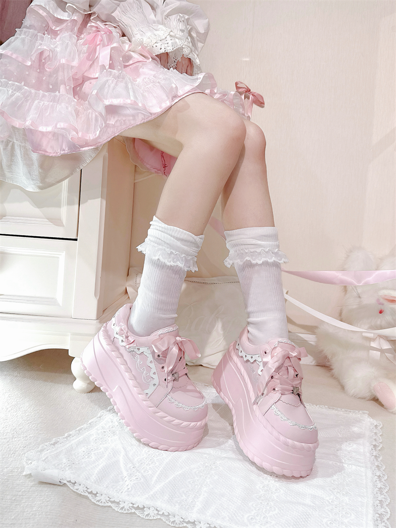 kawaii platform sneakers