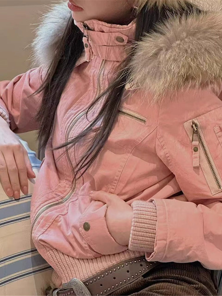 retro pink kawaii jacket
