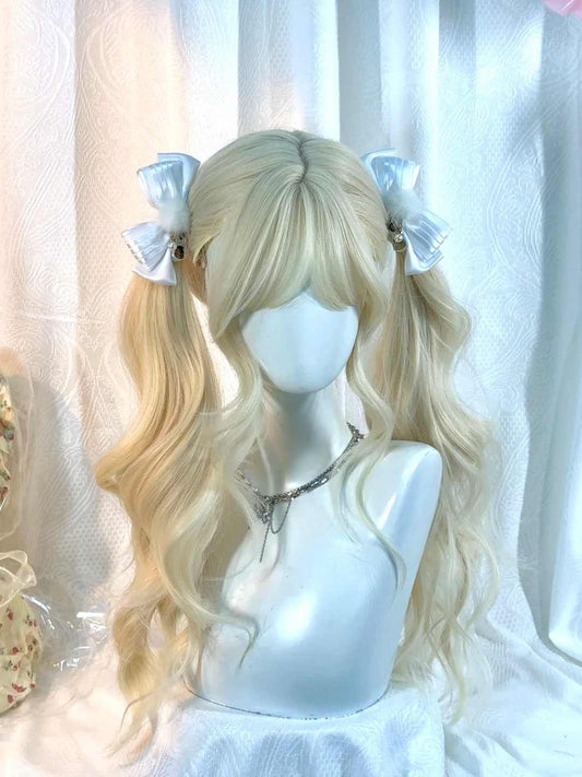 Platinum Rose Long Curly Wig