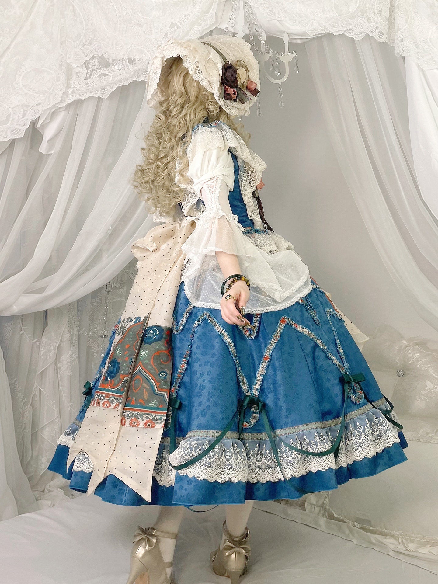 "Monet's Lakeside" Classical Lolita Dress