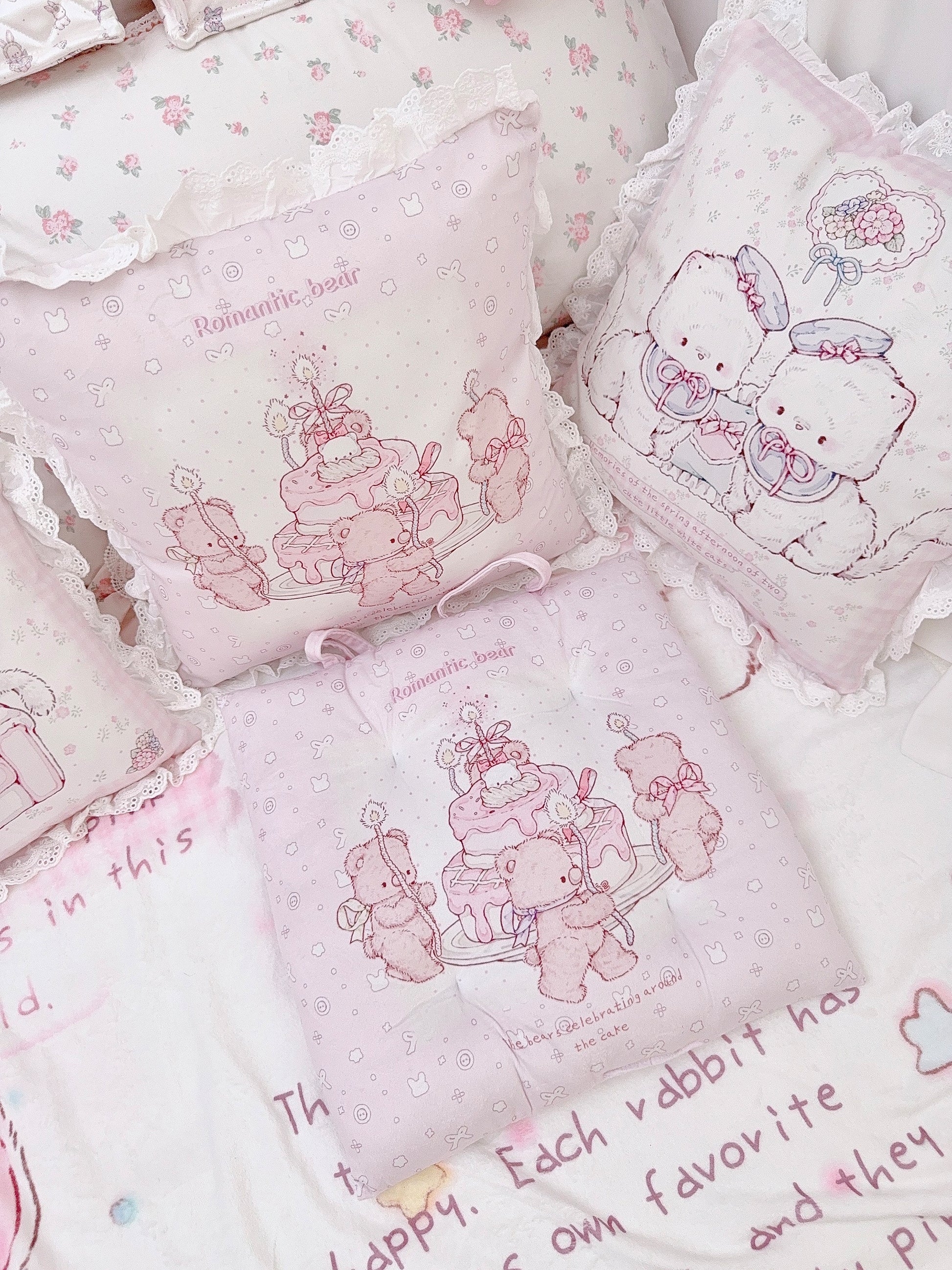 kawaii plush cushion