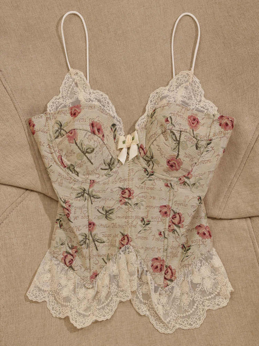 Retro Floral Camisole