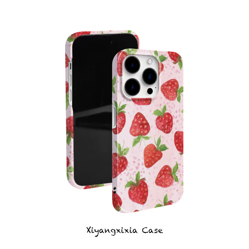 strawberry kawaii iPhone case