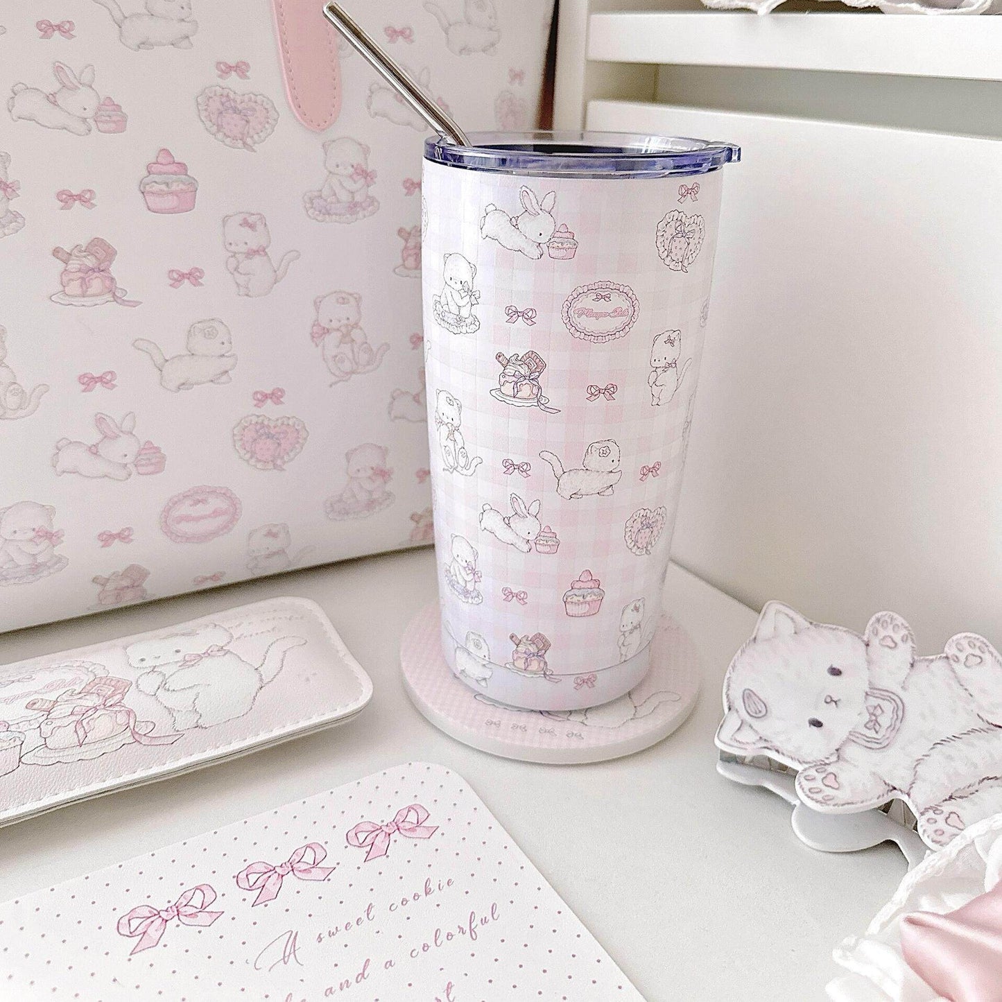 kawaii 304 stainless steel cup
