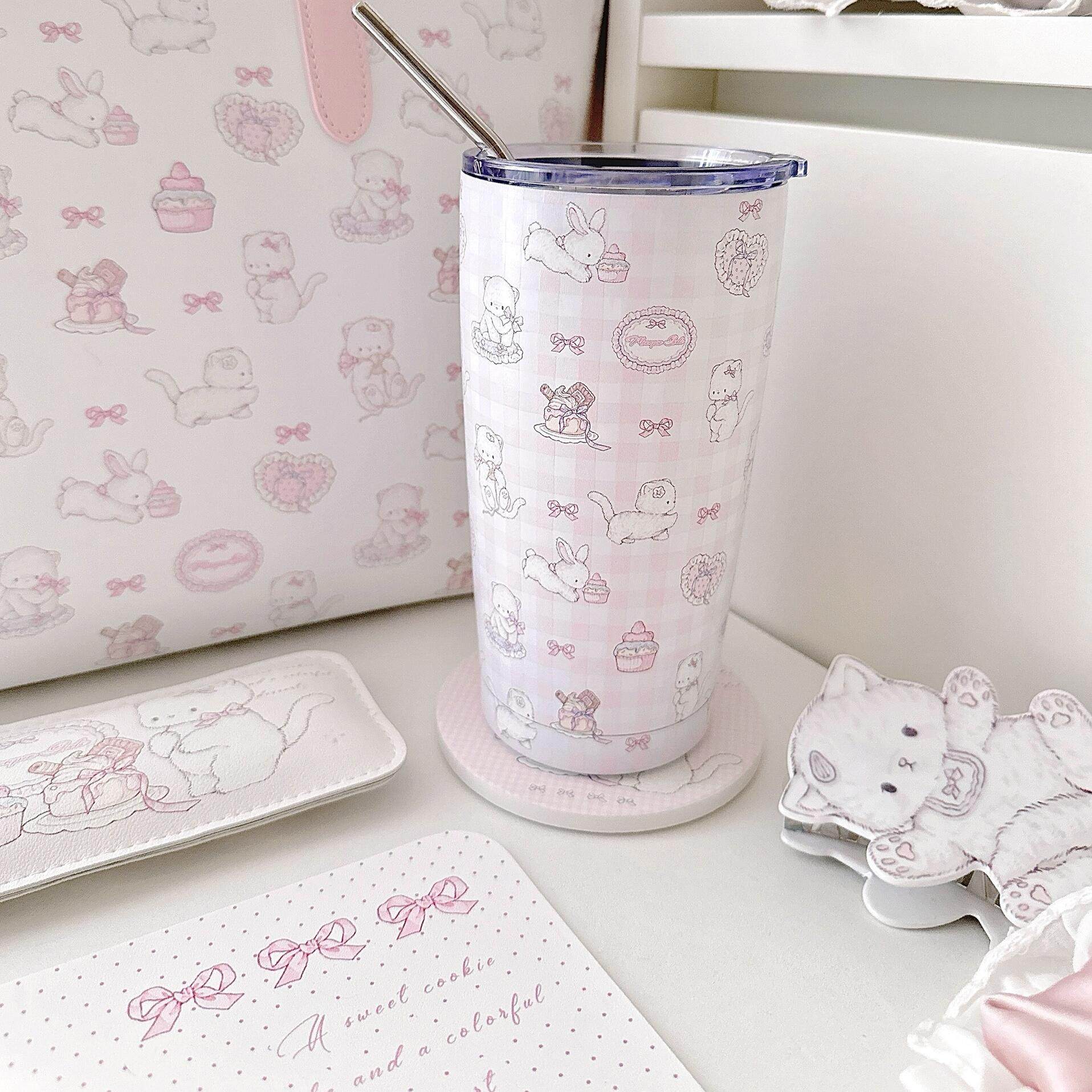 kawaii 304 stainless steel cup