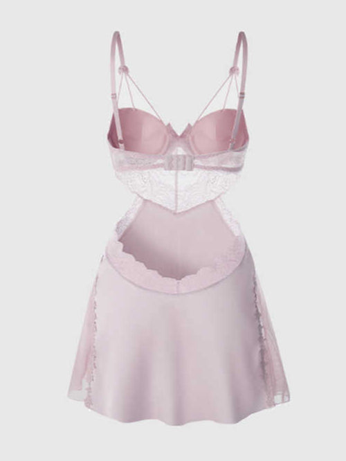 Ice Silk Lace Nightgown