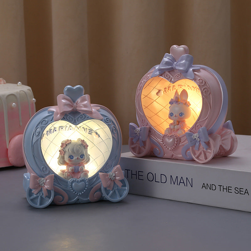 carriage princess cute night light