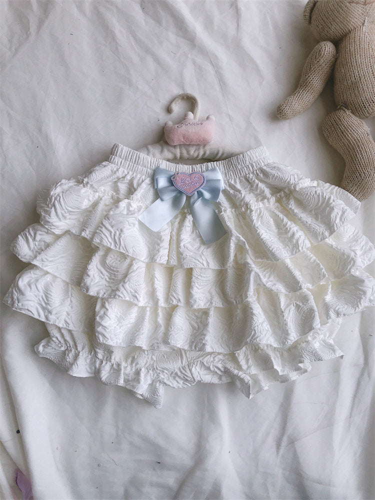 Pink Bloomer Mini Skirt