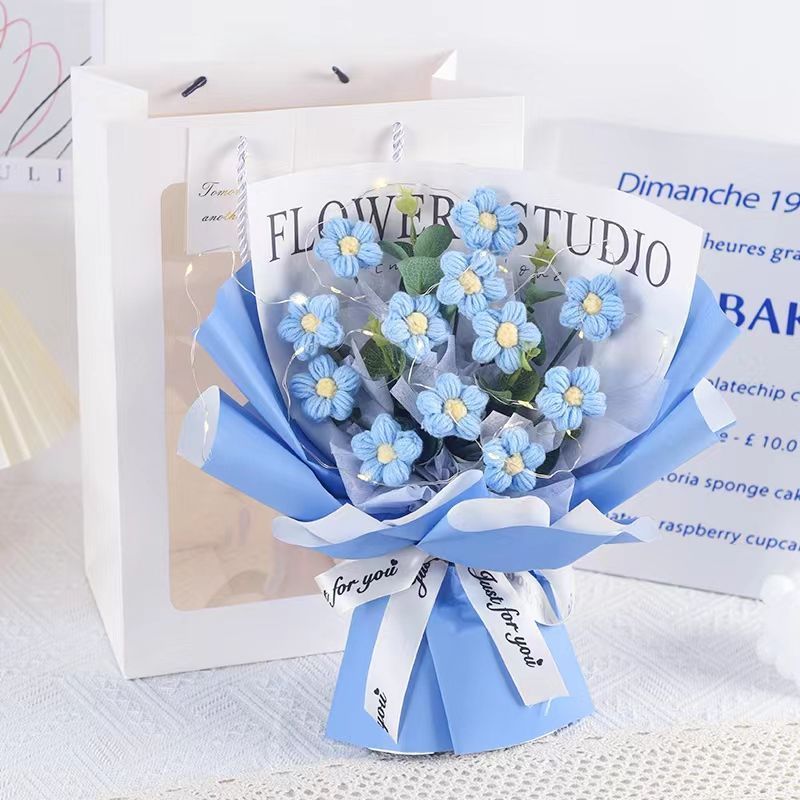 handmade Knitted bouquet