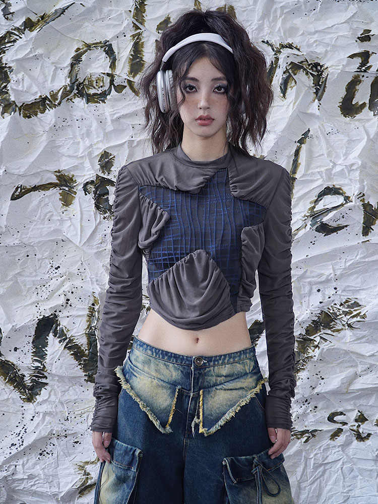 Grunge Mesh Star Top