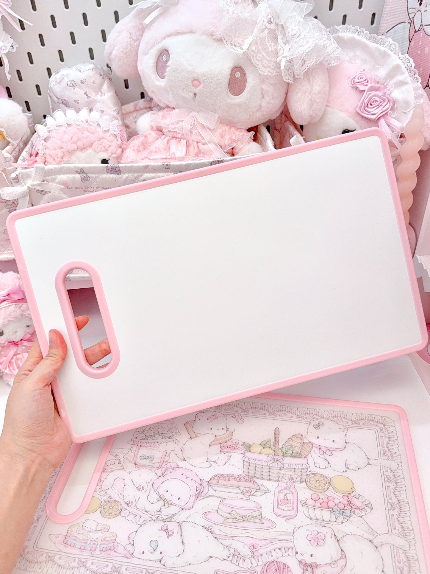 kawaii fruit cutting board