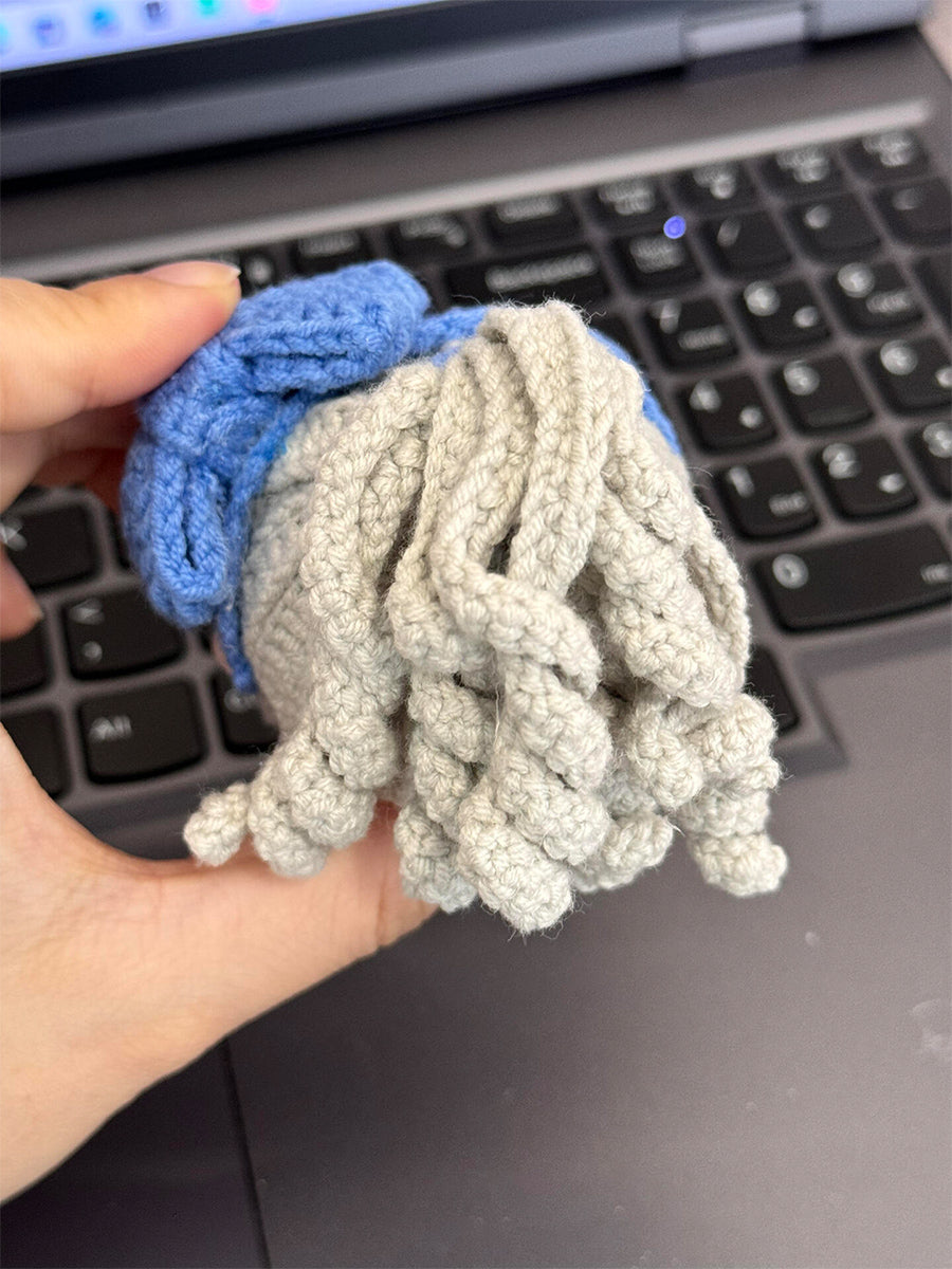 diy crochet reporter Alice doll kit