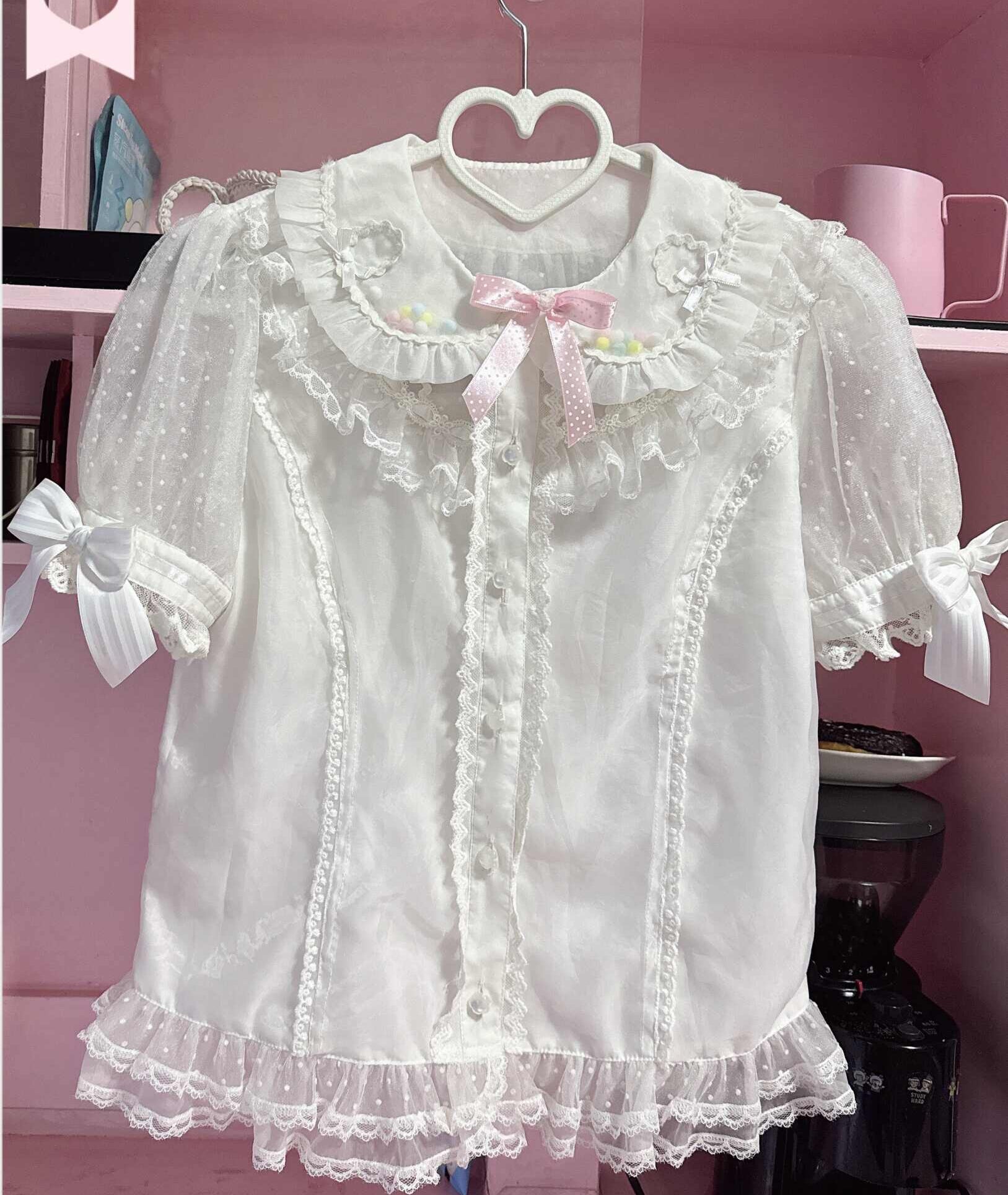 Lolita Bows Mesh Shirt