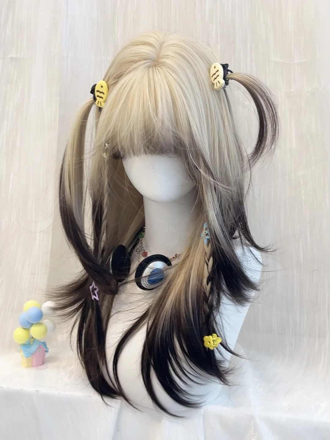 Gradient Long Straight Wig