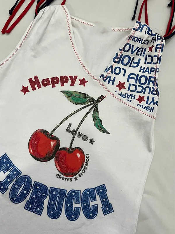 Cherry Strap Tank Top
