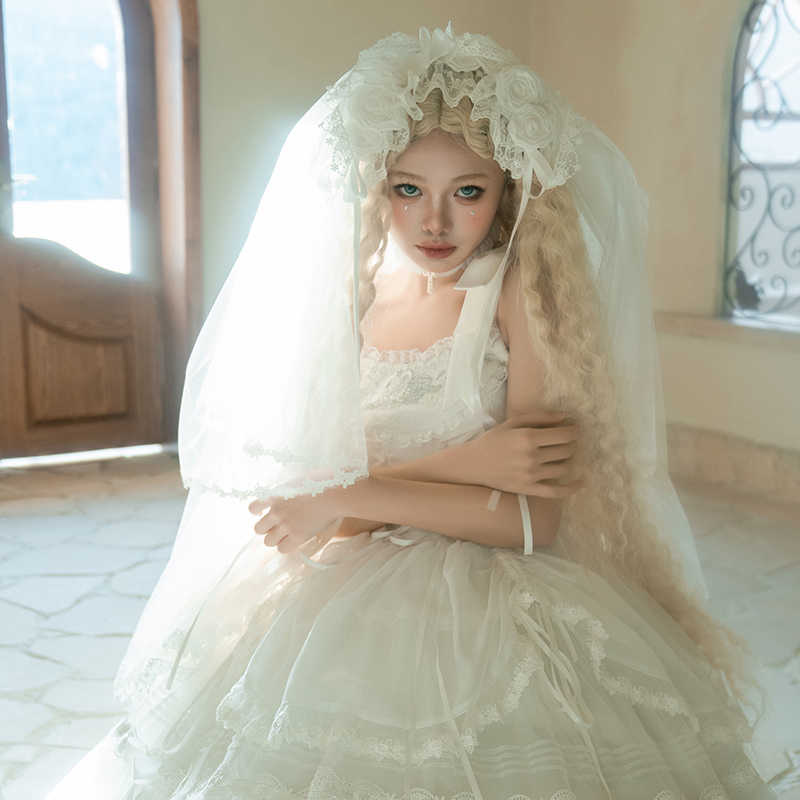Silk Satin Ballet Lace Mesh Lolita Dress