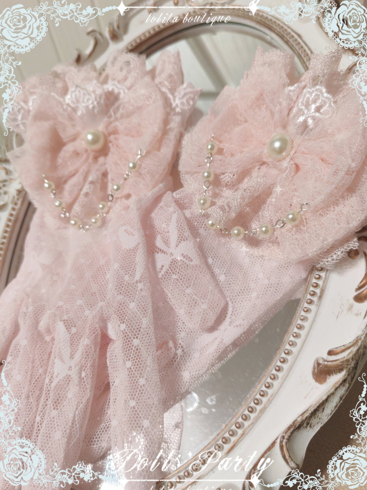Lolita Handmade Lace Gloves