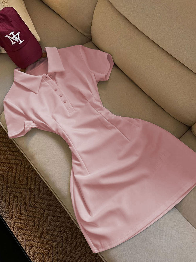 retro polo dress