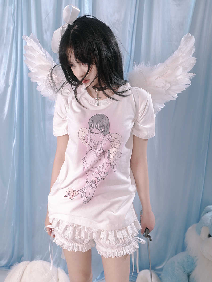 Milkyhearts Angel Loose T-shirt