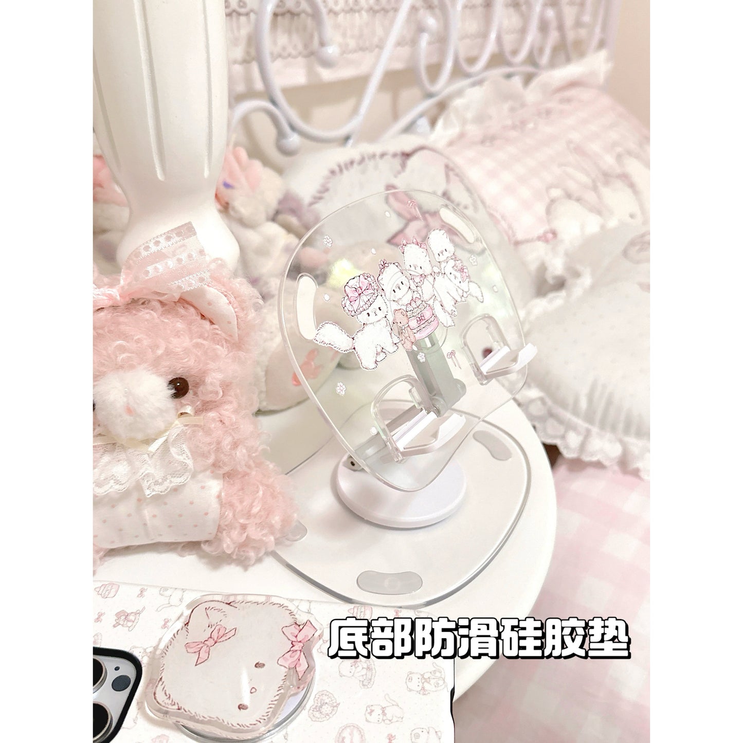 kawaii acrylic tablet stand acrylic