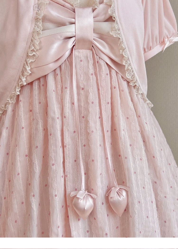 sakura pink coquette dress
