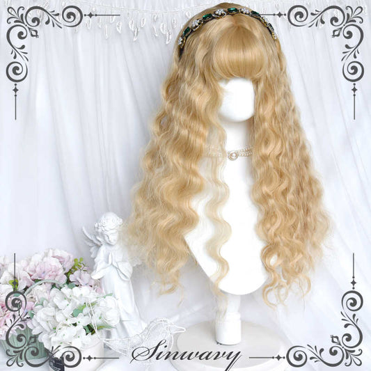 Angel Gold Lolita Curly Wig