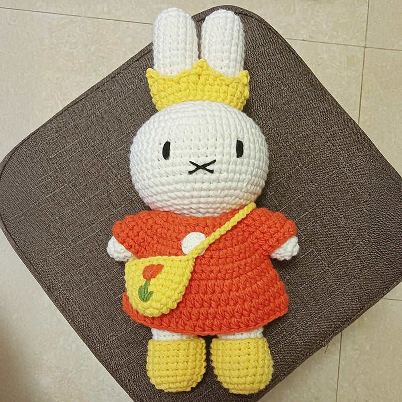 diy crochet dress-up Miffy bunny doll kit