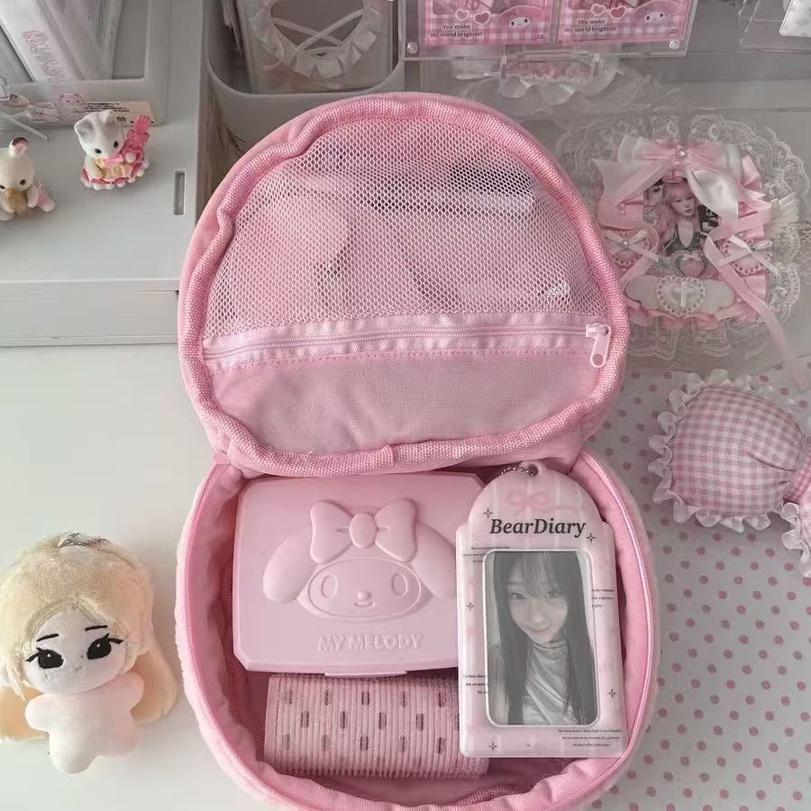 cute strawberry cosmetic bag
