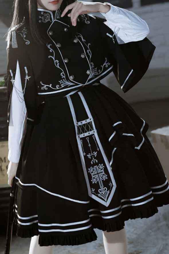 Battle of Thorns Gothic Uniform Split Three-piece Set