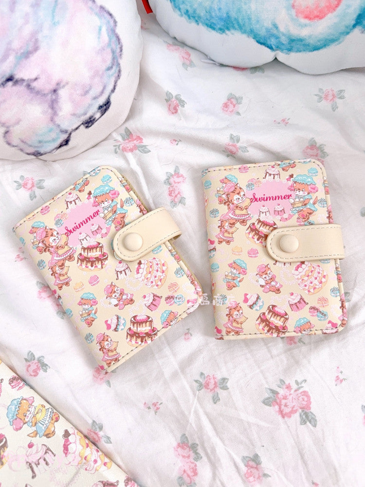 kawaii card pack with multiple card slots