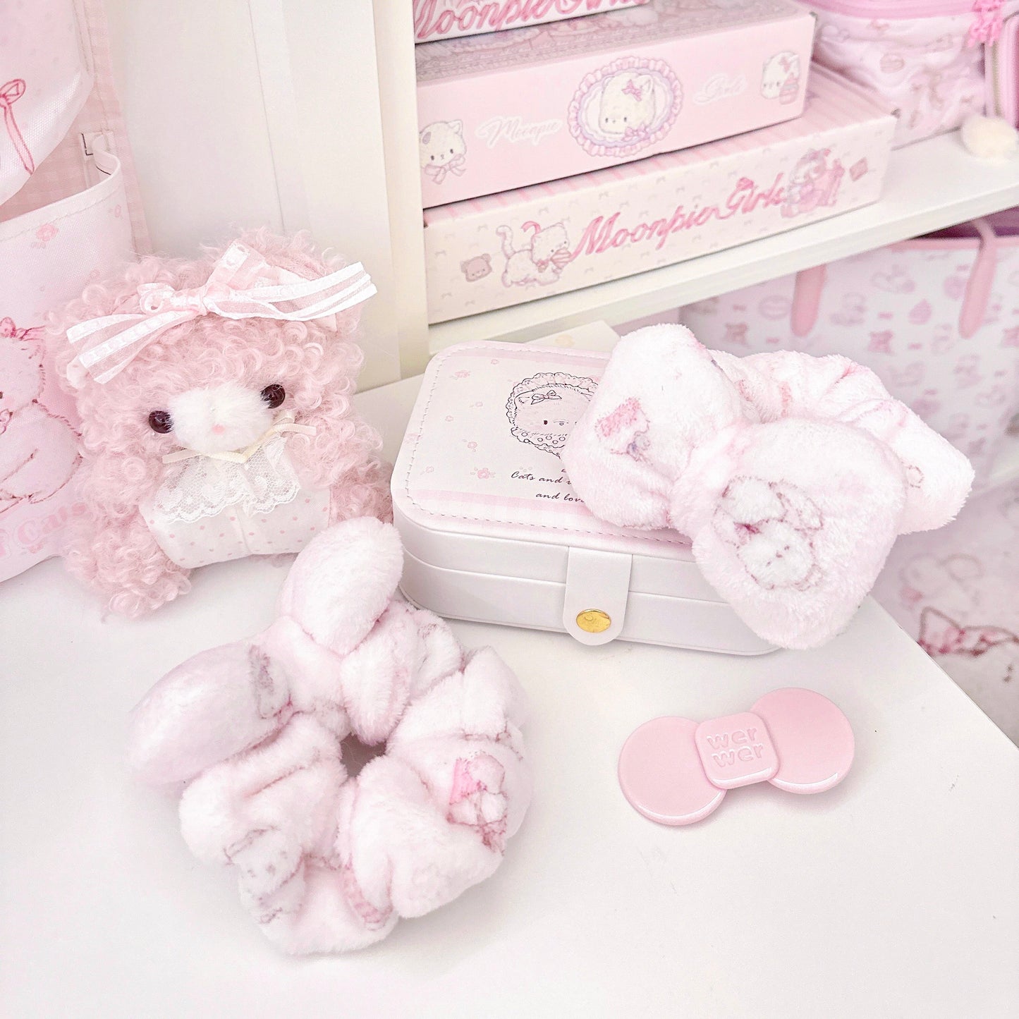 handmade kawaii bow hair tie