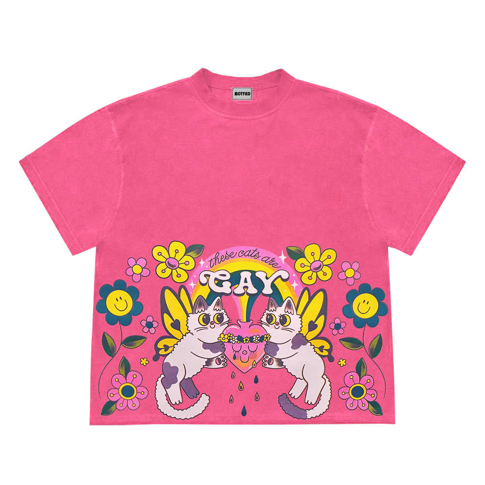 Indie Angel Cats Tee