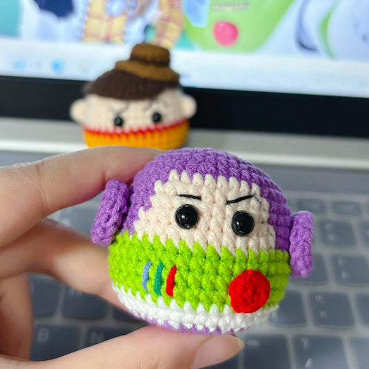 diy wool cute doll material bag