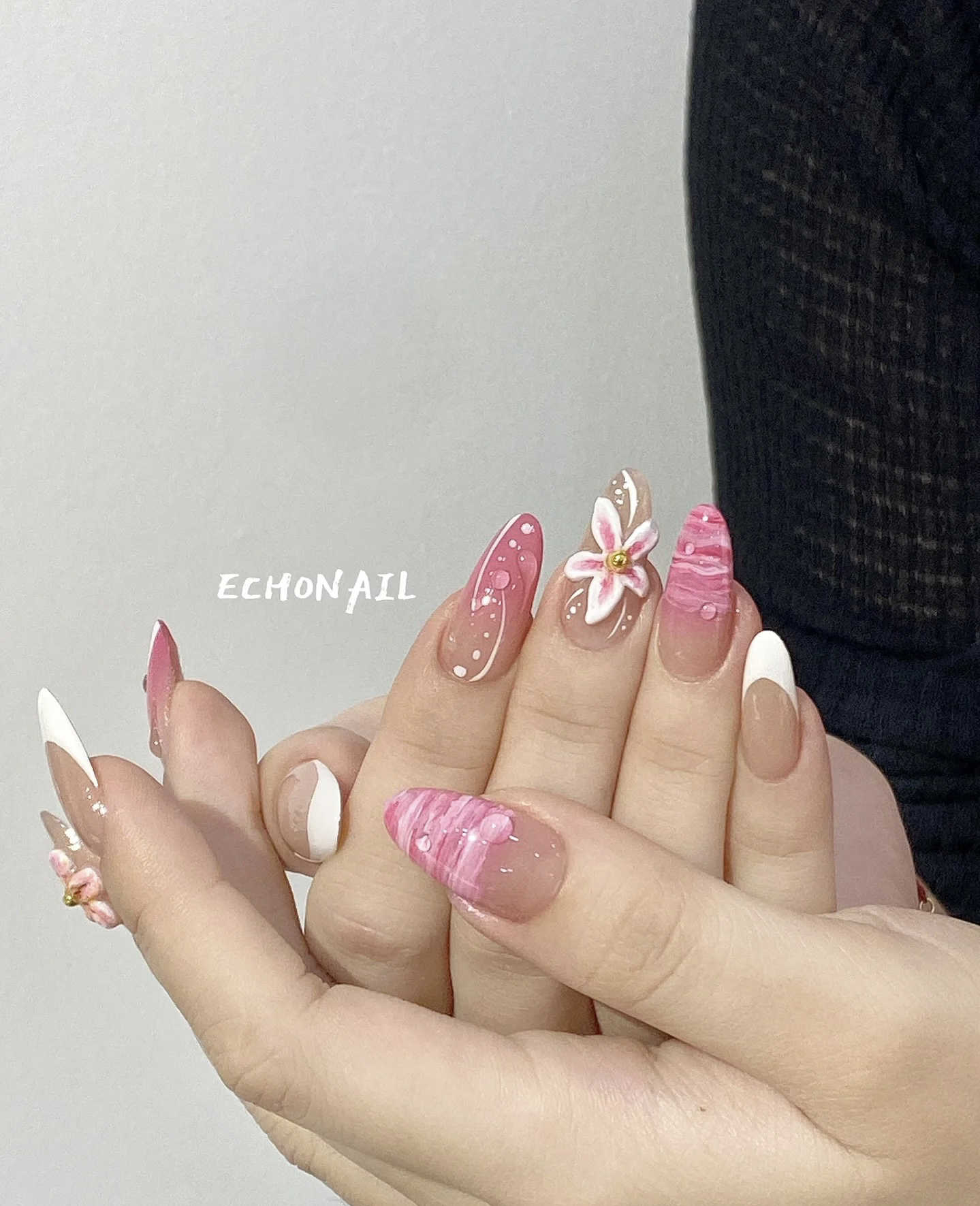 Wonderful Flower Lovely Nails