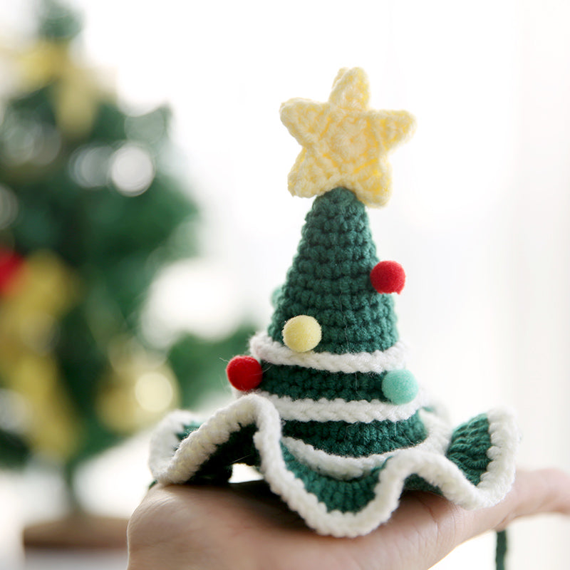 Christmas knitted Santa pets hats