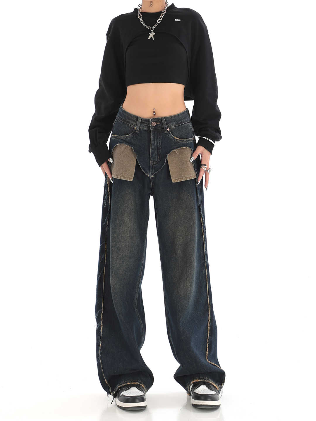 High Street Wide Leg Jeans