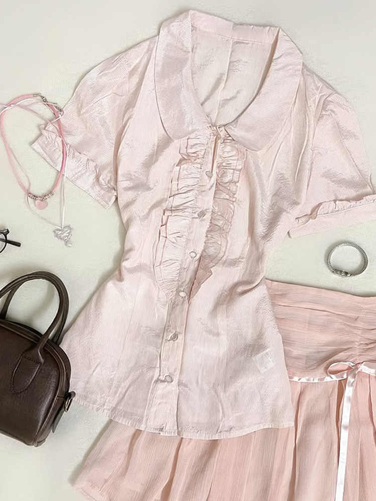 Vintage Girly Pink Shirt