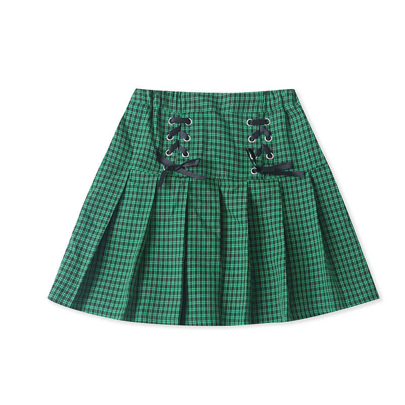 Preppy Plaid Pleated Skirt