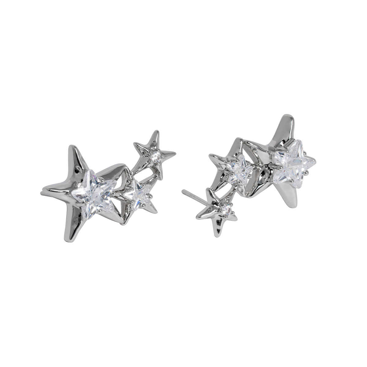 Y2K Star Zircon Earrings