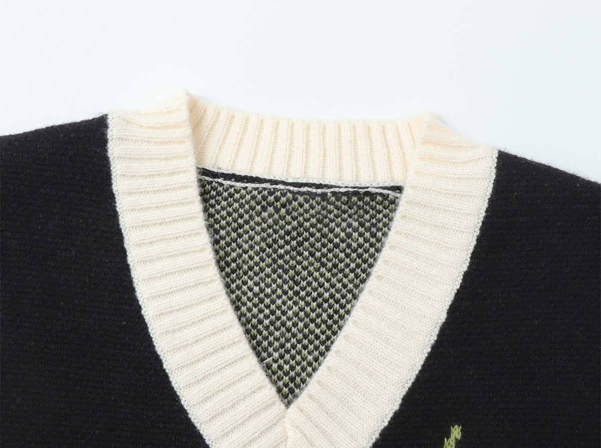 Indie Irregular Knitted Vest