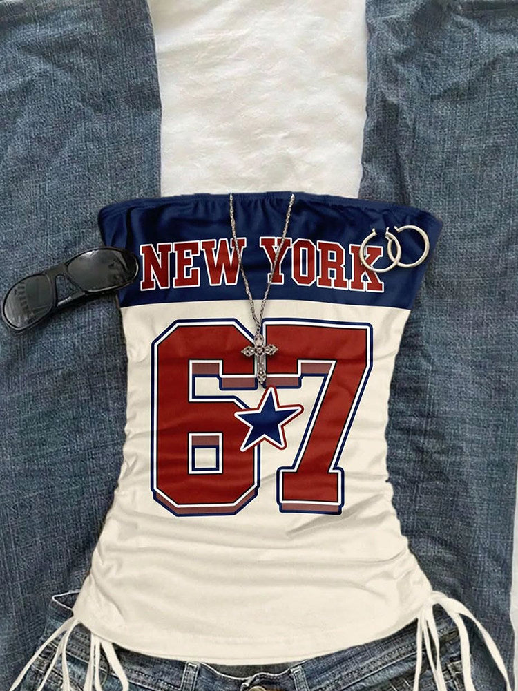 straps sports crop top