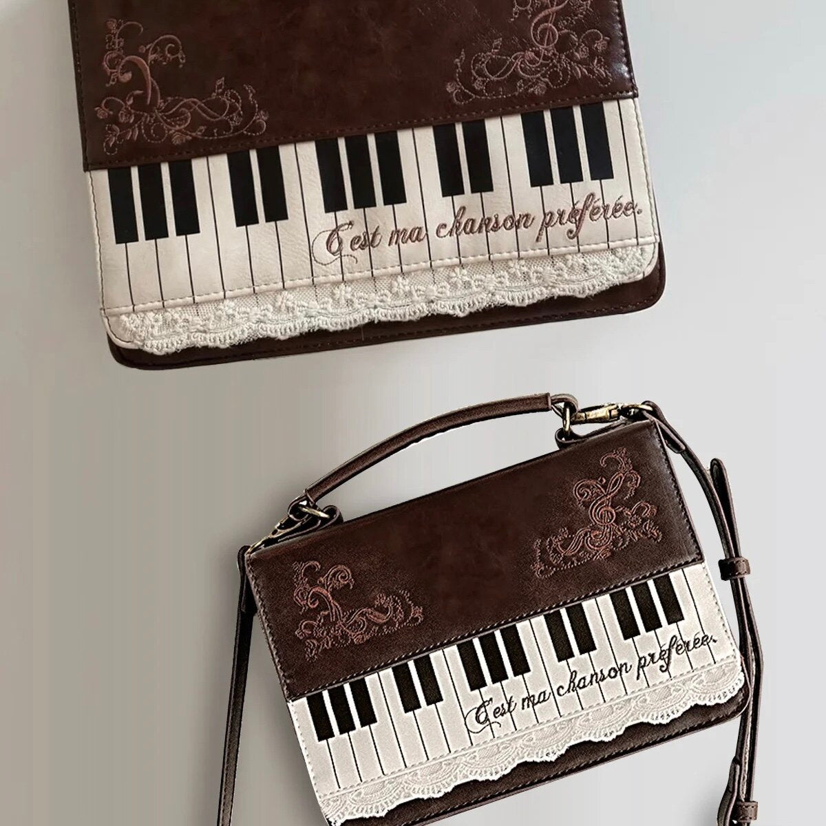 piano vintage bag