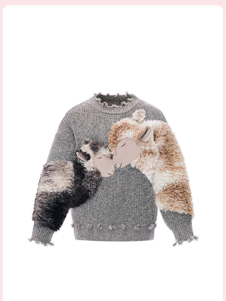 Plush Lamb Pullover Sweater