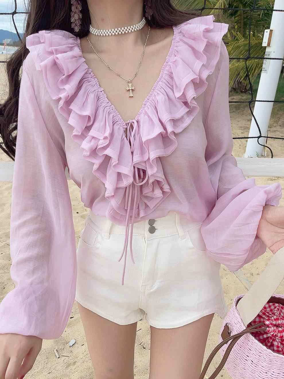 Fairy Multi-layered Ruffled Shirt