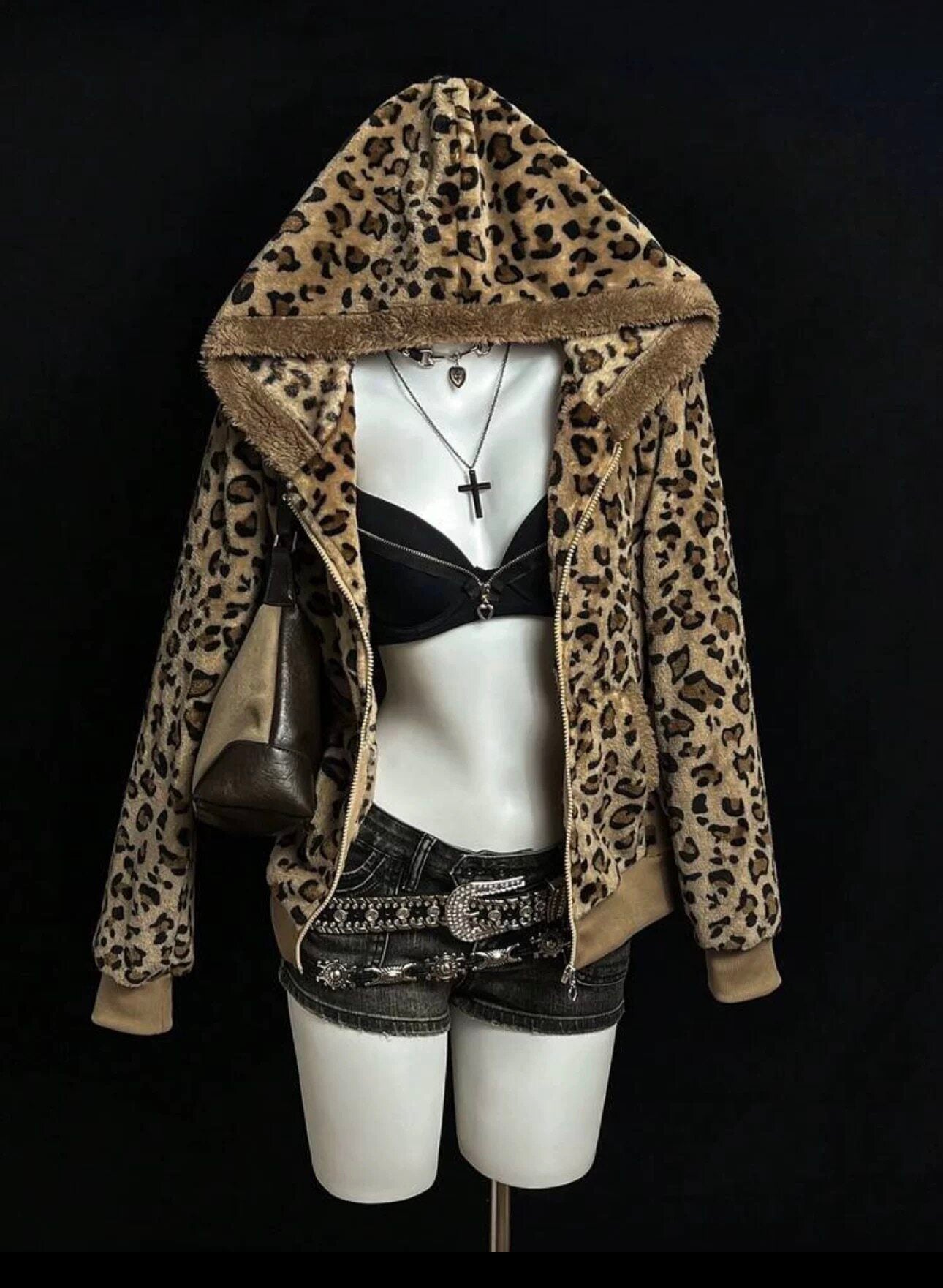 Leopard Plush Coat